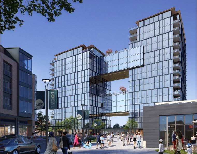 Apartment Rendering for Phase 2 Van Aken District project