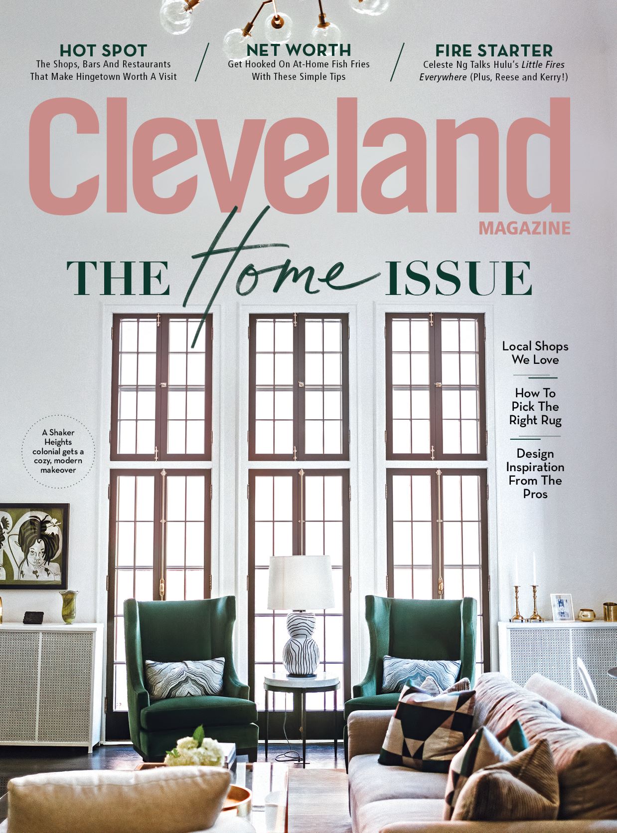 Cover of March 2020 Cleveland Magazine featuring BLDC design project