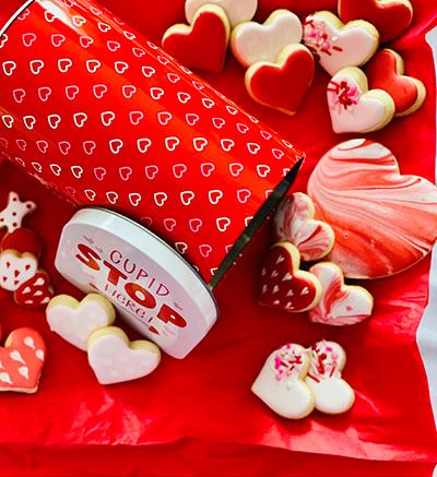 Valentine's Day cookies from Lizzie's Bakery