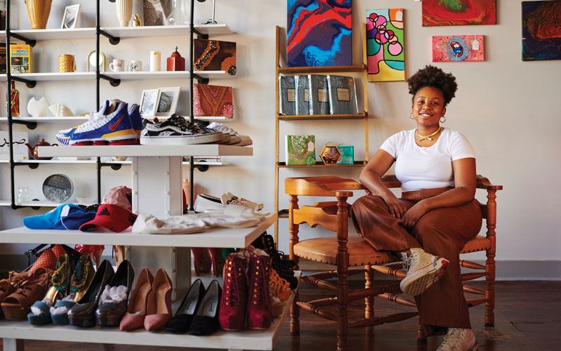 Makaya Murray, owner of Reclamation